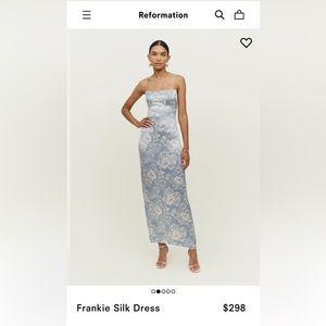 Frankie Silk Dress - Porcelain
